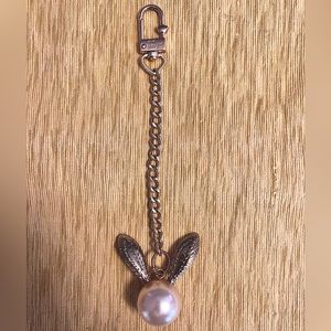 EUC Betsey Johnson bunny bag charm